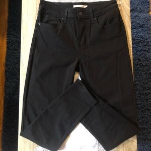 Black 721 High Rise Skinny Jeans - Levi’s